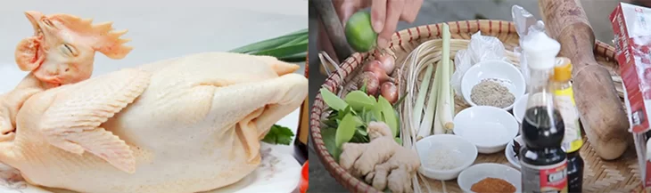 Nguy&ecirc;n liệu g&agrave; nướng đất s&eacute;t