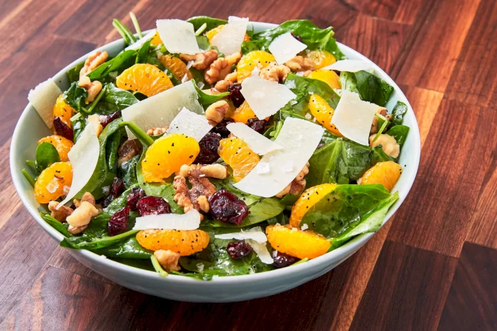 salad sốt cam tươi