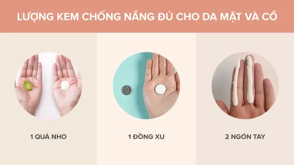 Thoa kem chống nắng bao nhiêu là đủ